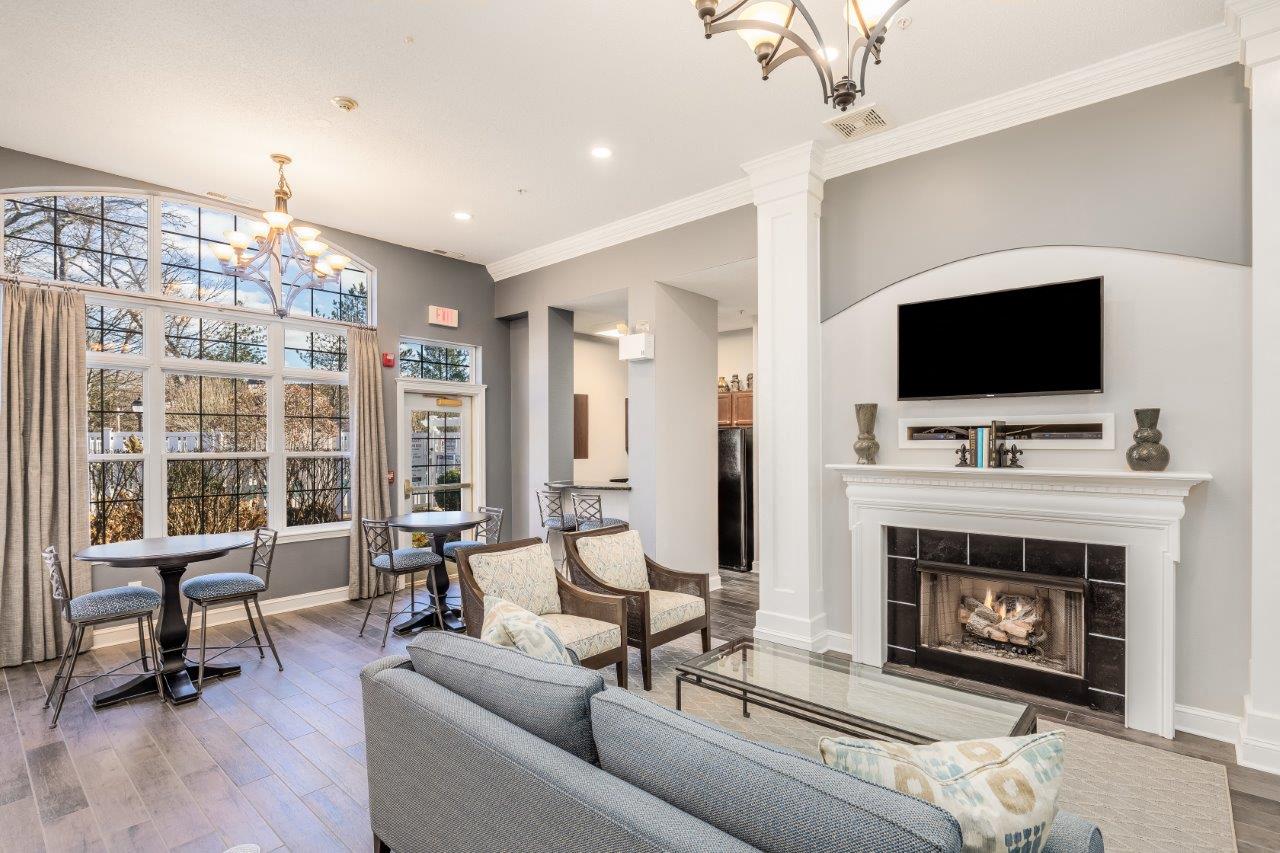 TV in Living Room at Cumberland Crossing, Cumberland, RI, 02864