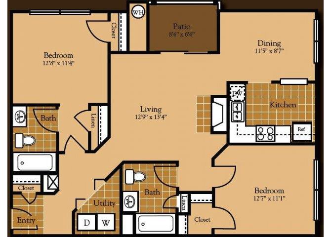 CEDAR Floor Plan CEDAR Floor Plan at Cumberland Crossing, Cumberland, RI