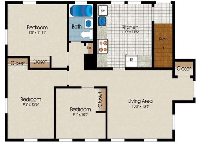 C1A Floor Plan 3