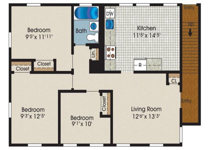 C1B Floor Plan 4