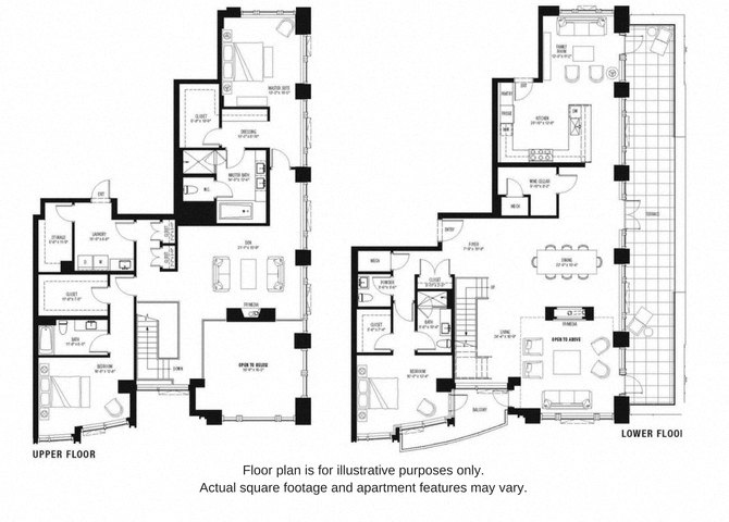 Floor plan at The Bravern, Bellevue