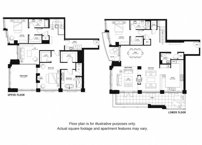 Floor plan at The Bravern, Washington