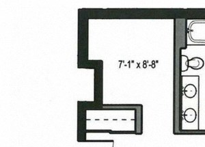 Floor plan Floor plan at The Martin, Seattle, 98121