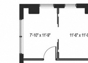 Floor plan Floor plan at The Martin, Seattle, Washington