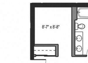 Floor plan Floor plan at The Martin, Seattle