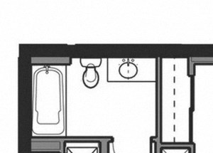 Floor plan Floor plan at The Martin, Seattle, Washington