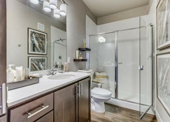 Walk-in Shower at Retreat at the Flatirons, Broomfield, CO