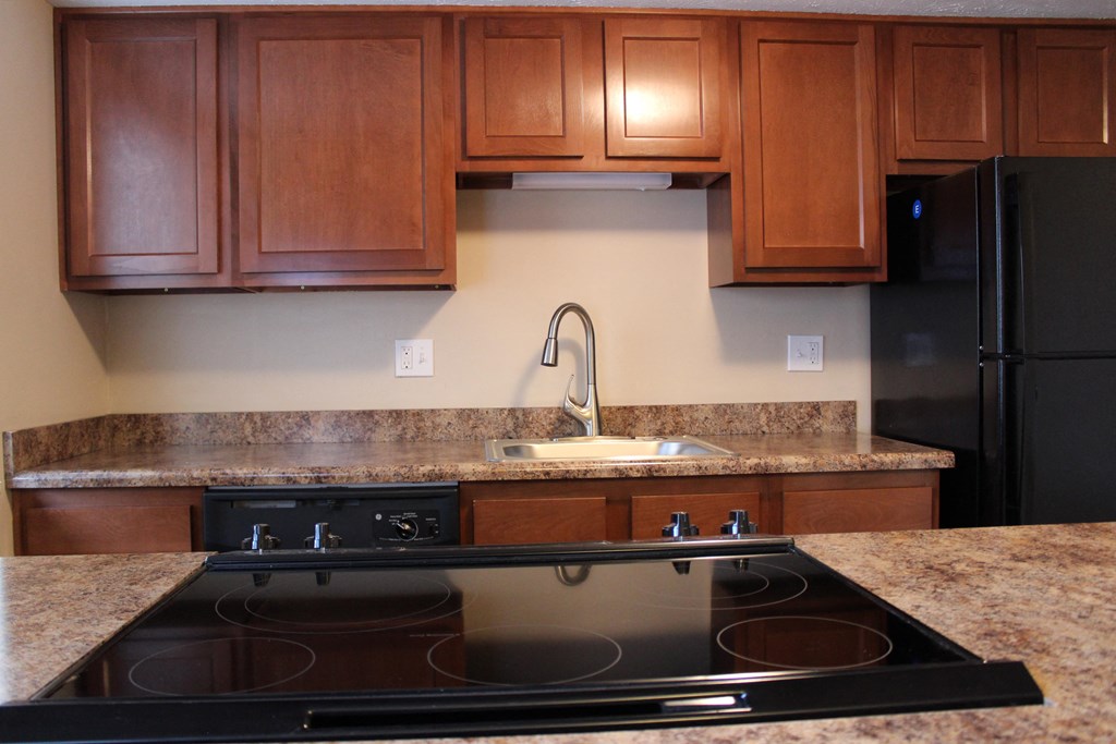 Kitchen cabinets and appliances at Miamisburg by the Mall, Miamisburg, OH, 45342