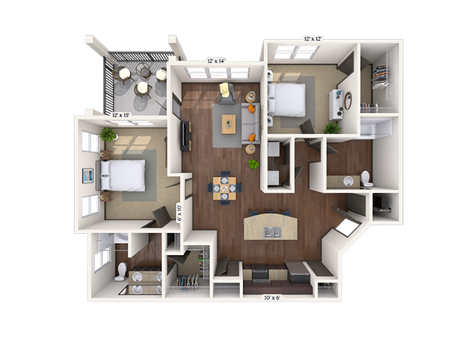 1000 Wilkes Ridge Place 1-2 Beds Apartment for Rent - Photo Gallery 36