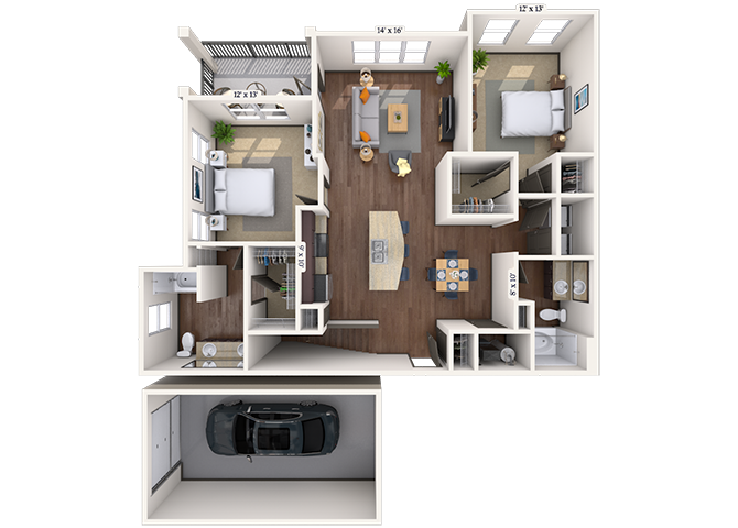 1000 Wilkes Ridge Place 1-2 Beds Apartment for Rent - Photo Gallery 39