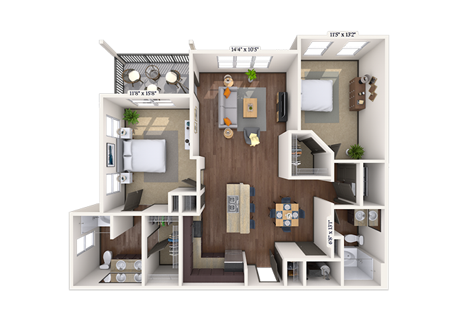 1000 Wilkes Ridge Place 1-2 Beds Apartment for Rent - Photo Gallery 30