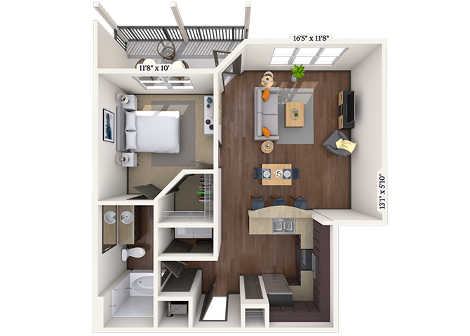 1000 Wilkes Ridge Place 1-2 Beds Apartment for Rent - Photo Gallery 26
