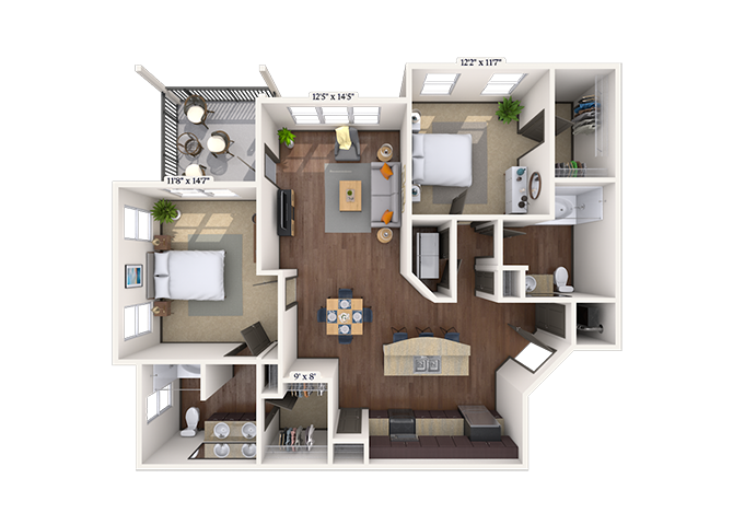 1000 Wilkes Ridge Place 1-2 Beds Apartment for Rent - Photo Gallery 28