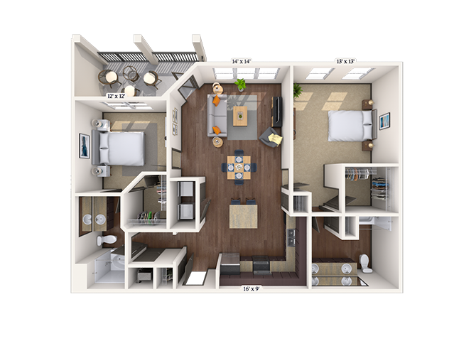 1000 Wilkes Ridge Place 1-2 Beds Apartment for Rent - Photo Gallery 37