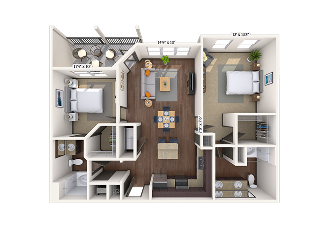 1000 Wilkes Ridge Place 1-2 Beds Apartment for Rent - Photo Gallery 31