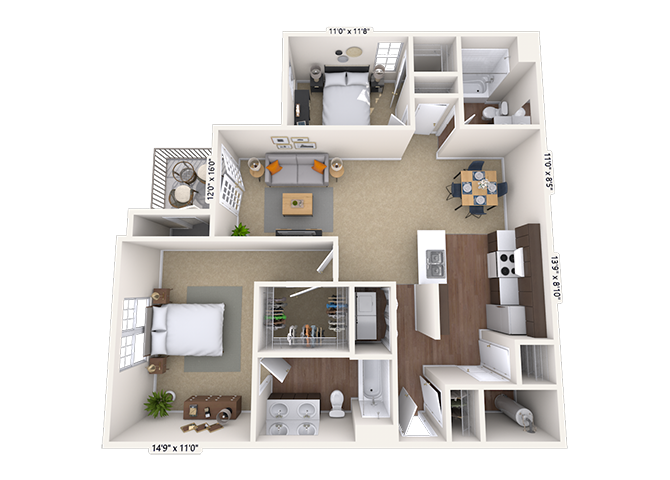 9419 Cumberland Drive 1-3 Beds Apartment for Rent - Photo Gallery 19