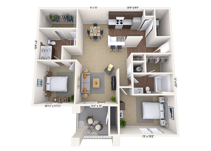 9419 Cumberland Drive 1-3 Beds Apartment for Rent - Photo Gallery 24