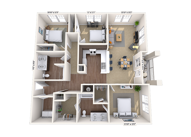 9419 Cumberland Drive 1-3 Beds Apartment for Rent - Photo Gallery 25