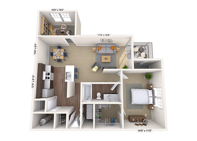 9419 Cumberland Drive 1-3 Beds Apartment for Rent - Photo Gallery 18