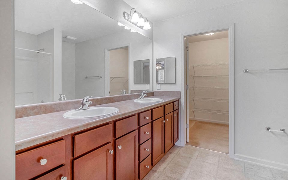 Woodlands master bathroom