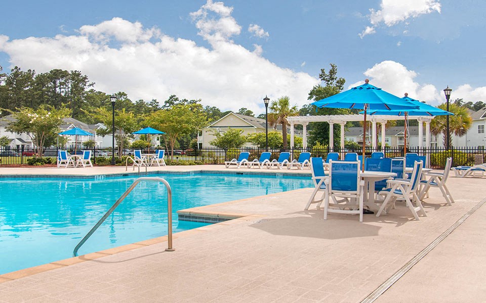 our resort style swimming pool is open to the community