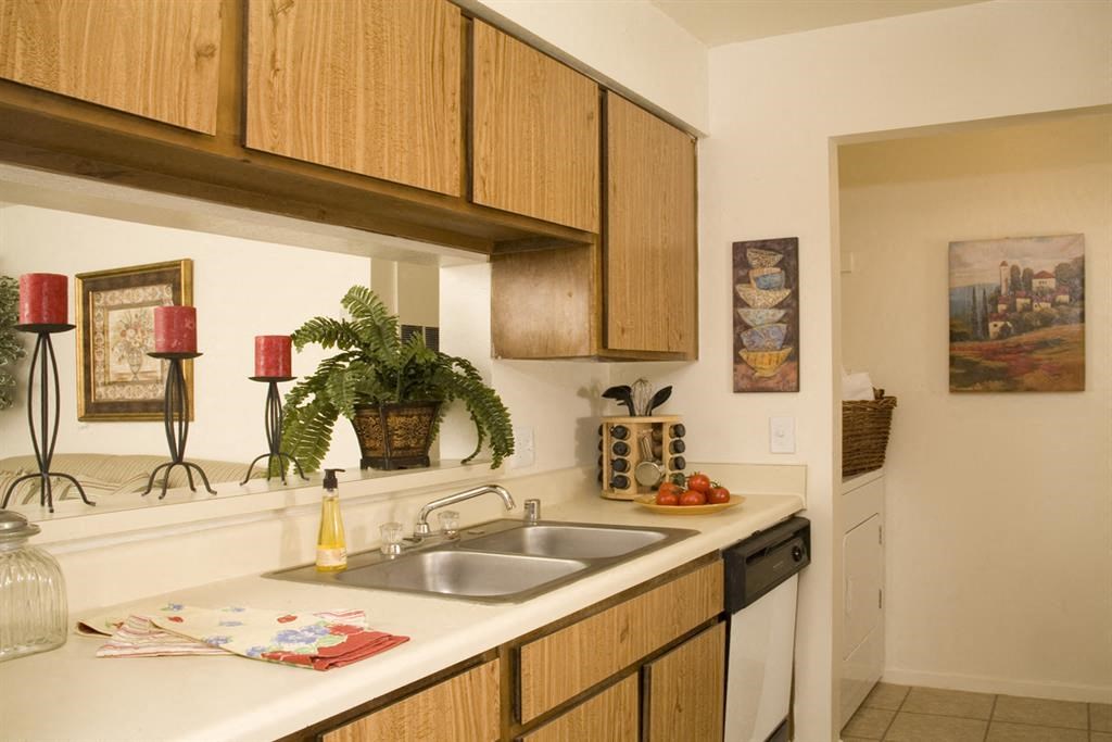 Double Stainless Steel Sink Double Stainless Steel Sink at Aviare Place, Midland, TX, 79705