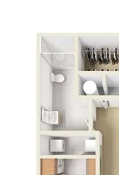 A4 - 1 bedroom 1 bath Floor Plan A4 - 1 bedroom 1 bath Floor Plan at Aviare Place, Texas, 79705