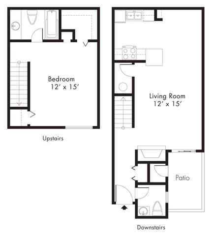Floor Plan Floor Plan at Hawthorne House, Texas