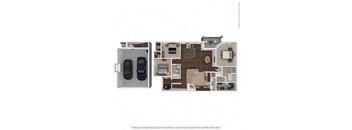 1578 Square-Foot Nebula Floor Plan at Orion McCord Park, Little Elm