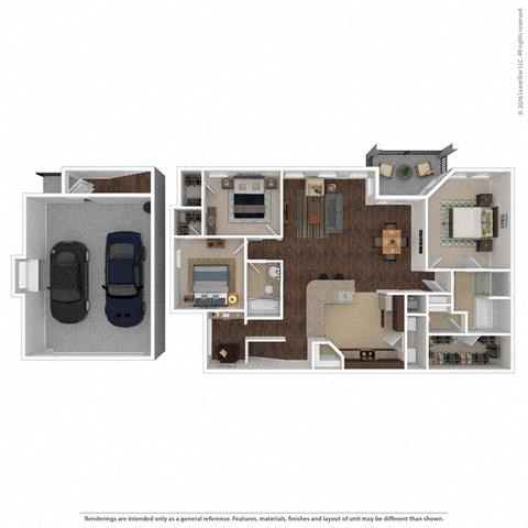 1578 Square-Foot Nebula Floor Plan at Orion McCord Park, Little Elm