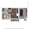 Aurora Floor Plan 896 Square-Foot Aurora Floor Plan at Orion McKinney, McKinney, TX
