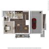 Axis Floor Plan 785 Square-Foot Axis Floor Plan at Orion McKinney, Texas
