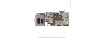 1597 Square-Foot Nebula Floor Plan at Orion McKinney, McKinney, TX, 75070