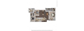 1309 Square-Foot Zanstra Floor Plan at Orion McKinney, McKinney, TX