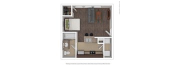 430 Square-Foot Zenith Floor Plan at Orion McKinney, McKinney, Texas