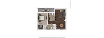 726 Square-Foot Eclipse Floor Plan at Orion Prosper, Prosper, 75078