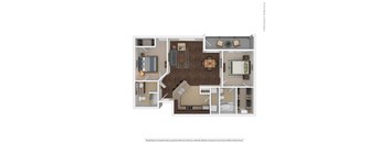 1046 Square-Foot Nova Floor Plan at Orion Prosper, Texas