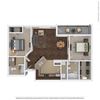 Nova Floor Plan 1046 Square-Foot Nova Floor Plan at Orion Prosper, Texas