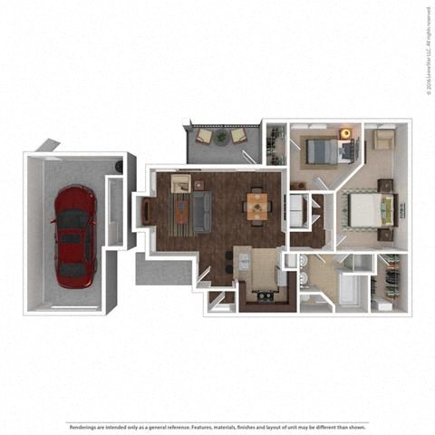 1088 Square-Foot Electra Floor Plan at Orion Prosper Lakes, Prosper, TX