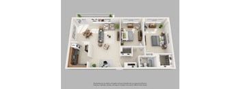 Two Bedroom/One Bath