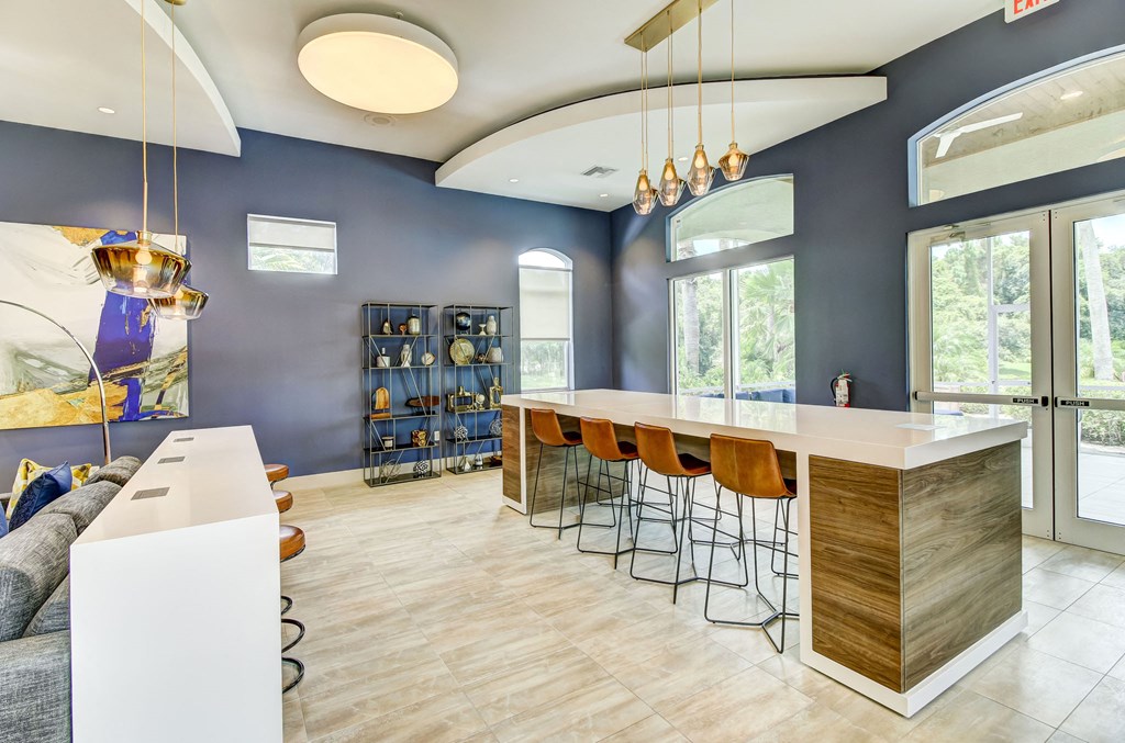 Living Room comes Dinning Area at Tuscany Bay Apartments, Tampa, Florida