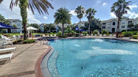 Sparkling Swimming Pool Area at Tuscany Bay Apartments, Tampa, 33626