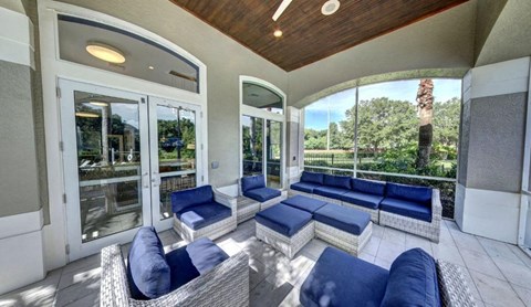 Sitting  Space In Clubhouse at Tuscany Bay Apartments, Tampa, Florida
