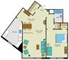 Floorplan Floorplan at Quebec House, Washington, 20008