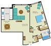 Floorplan Floorplan at Quebec House, Washington, 20008
