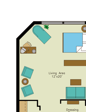 Floorplan Floorplan at Quebec House, Washington, 20008