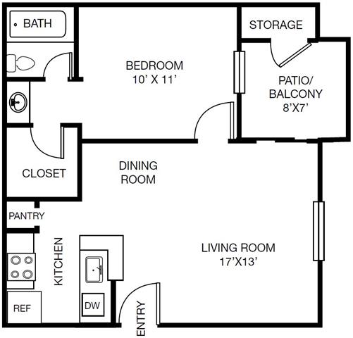 A1 floor plan.