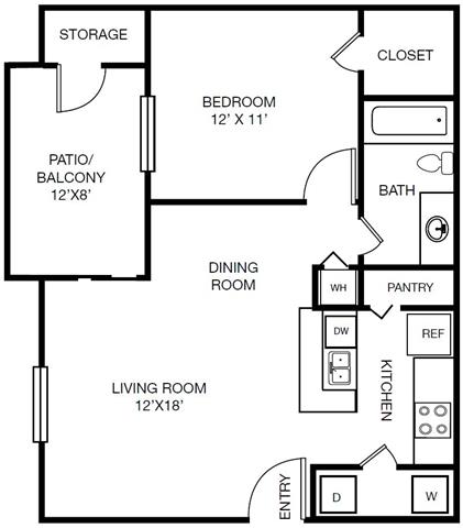 A2 floor plan.