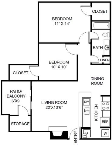 B1 floor plan.