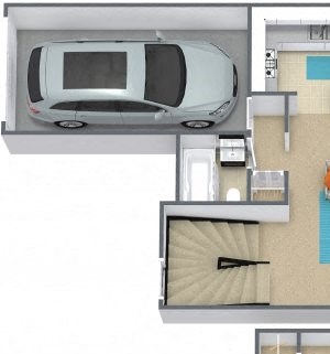 2 bed 1.5 bath townhome - C